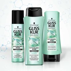 Alternative view of اسپری دوفاز گلیس مدل Nutribalance Repair ضد ریزش مو مناسب موهای ضعیف حجم 200میلی لیتر