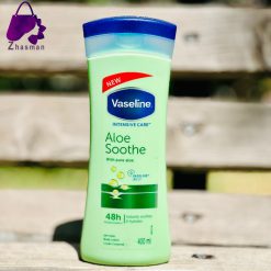 Alternative view of لوسیون بدن آلوئه ورا وازلین اصلی مدل Vaseline Aloe Sootheحجم 400میل