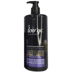 شامپو سر هلندی لاویک Shampoo Lov Yc Cheveux حاوی روغن آرگان مخصوص موهای رنگشده ۷۵۰میل